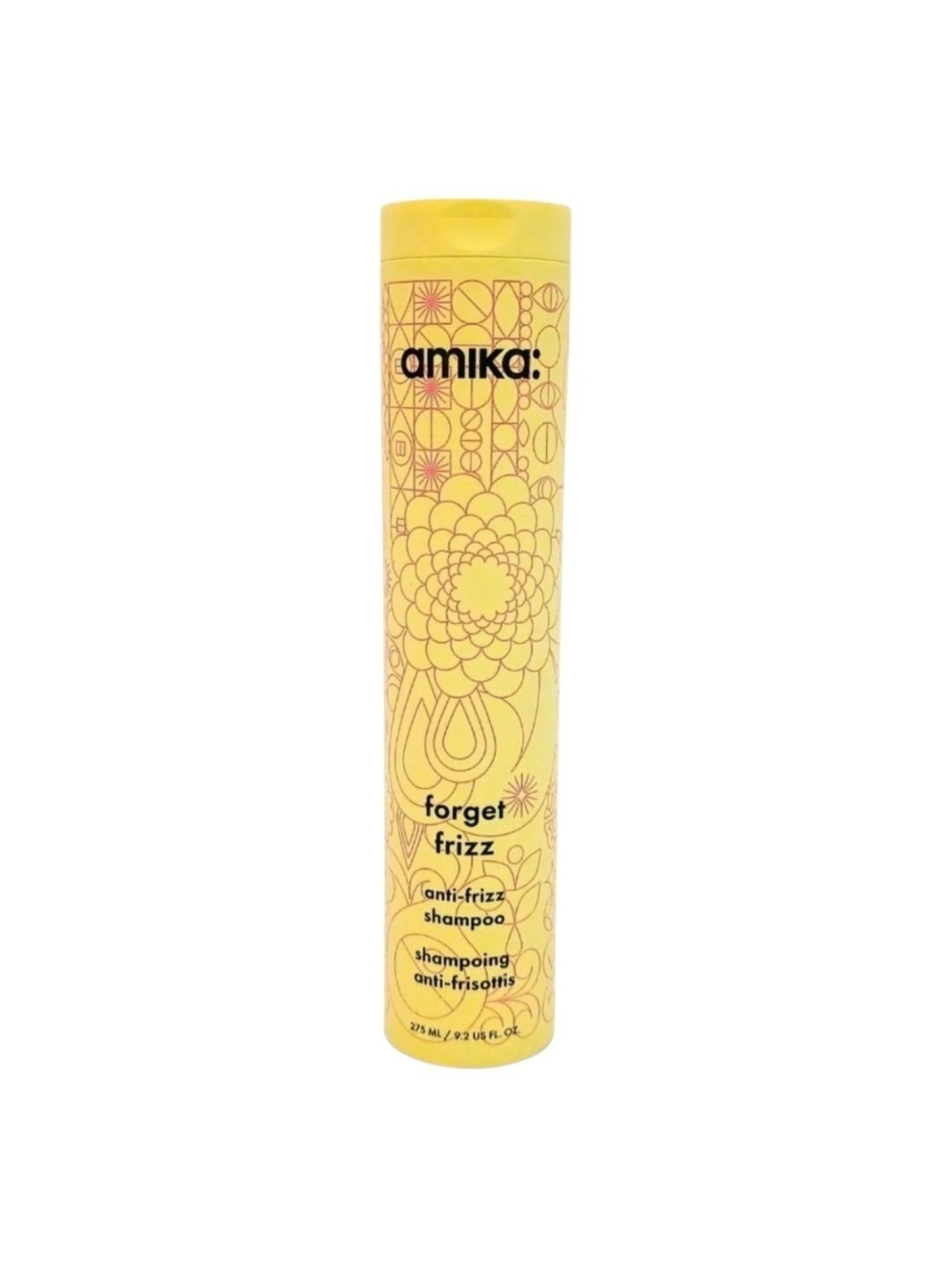 Amika Forget Frizz Anti-Frizz Shampoo 9.2 Oz 275ml Humidity Control Color Safe